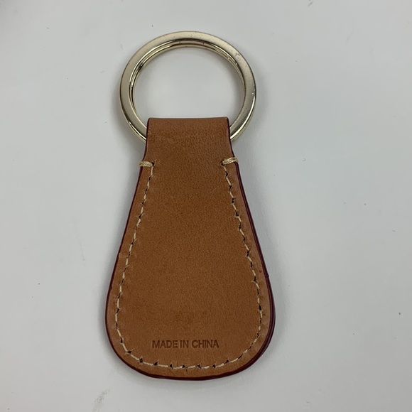 Dooney & Bourke Wristlet and Keychain Set Navy blue & Gold - Picture 4 of 10